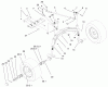 Toro 73471 (518xi) - 518xi Garden Tractor, 2000 (000000001-000999999) Listas de piezas de repuesto y dibujos TIE RODS, SPINDLE, & FRONT AXLE ASSEMBLY