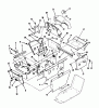 Toro 73501 (520-H) - 520-H Garden Tractor, 1993 (39000001-39999999) Spareparts SHEET METAL AND COVERS #2