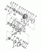Toro 73501 (520-H) - 520-H Garden Tractor, 1993 (39000001-39999999) Listas de piezas de repuesto y dibujos TRANSMISSION ASSEMBLY