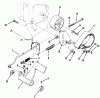 Toro 73501 (520-H) - 520-H Garden Tractor, 1995 (59002869-59002946) Listas de piezas de repuesto y dibujos CLUTCH, BRAKE AND SPEED CONTROL LINKAGE