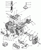 Toro 73501 (520-H) - 520-H Garden Tractor, 1995 (59002869-59002946) Listas de piezas de repuesto y dibujos ENGINE CYLINDER BLOCK