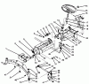 Toro 73501 (520-H) - 520-H Garden Tractor, 1995 (59002869-59002946) Listas de piezas de repuesto y dibujos FRONT AXLE AND STEERING
