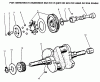 Toro 73502 (520-H) - 520-H Garden Tractor, 1996 (6900001-6999999) Spareparts CAM & CRANKSHAFTS