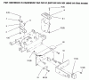 Toro 73502 (520-H) - 520-H Garden Tractor, 1996 (6900001-6999999) Listas de piezas de repuesto y dibujos FRONT PLATE, RELAYS