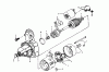 Toro 73520 (520-H) - 520-H Garden Tractor, 1993 (39000001-39999999) Listas de piezas de repuesto y dibujos STARTER COMPONENTS