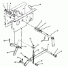 Toro 73520 (520-H) - 520-H Garden Tractor, 1994 (4900001-4999999) Listas de piezas de repuesto y dibujos HYDROSTATIC LIFT LINKAGE ASSEMBLY