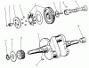Toro 73520 (520-H) - 520-H Garden Tractor, 1995 (5900001-5900177) Listas de piezas de repuesto y dibujos CAMSHAFT & CRANKSHAFT