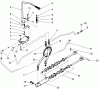 Toro 73520 (520-H) - 520-H Garden Tractor, 1995 (5900001-5900177) Listas de piezas de repuesto y dibujos HYDRAULIC SYSTEM