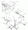 Toro 73520 (520-H) - 520-H Garden Tractor, 1995 (5900001-5900177) Listas de piezas de repuesto y dibujos HYDROSTATIC LIFT LINKAGE ASSEMBLY
