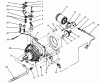 Toro 73520 (520-H) - 520-H Garden Tractor, 1995 (5900001-5900177) Listas de piezas de repuesto y dibujos HYDROSTATIC TRANSMISSION
