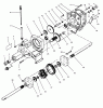 Toro 73520 (520-H) - 520-H Garden Tractor, 1995 (5900001-5900177) Listas de piezas de repuesto y dibujos TRANSAXLE