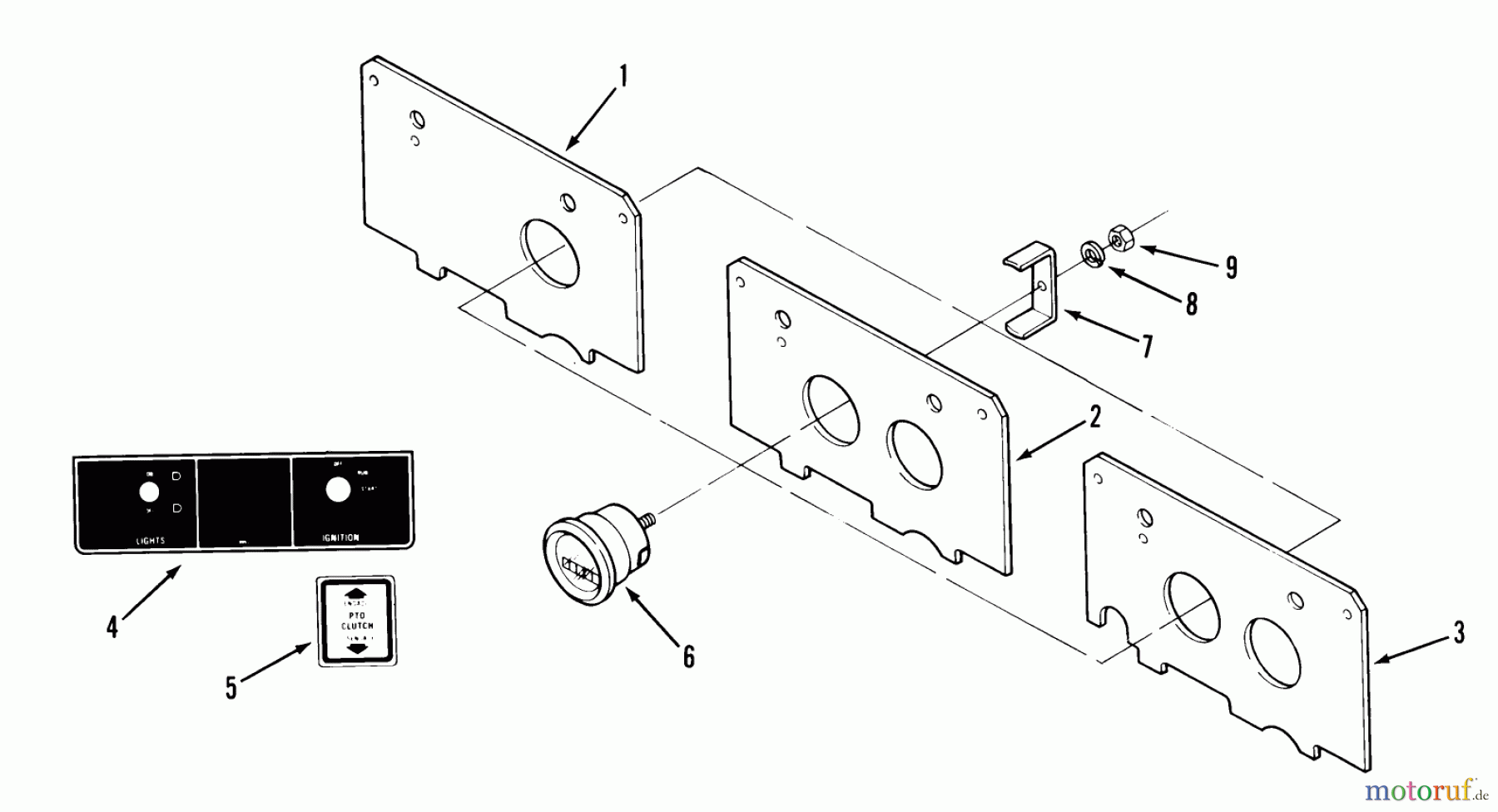 Toro Neu Accessories 82008 - Toro Hour Meter, 1985 PARTS LIST FOR HOUR METER FACTORY ORDER NUMBER 82008