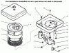Toro 73521 (520-H) - 520-H Garden Tractor, 1996 (6900001-6999999) Listas de piezas de repuesto y dibujos AIR CLEANER