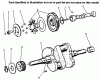Toro 73521 (520-H) - 520-H Garden Tractor, 1996 (6900001-6999999) Listas de piezas de repuesto y dibujos CAM & CRANKSHAFTS