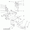 Toro 73521 (520-H) - 520-H Garden Tractor, 1996 (6900001-6999999) Listas de piezas de repuesto y dibujos HOODSTAND ELECTRICAL HOUSING & WIRE HARNESS