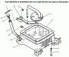Toro 73521 (520-H) - 520-H Garden Tractor, 1996 (6900001-6999999) Listas de piezas de repuesto y dibujos OIL FILL TUBE & BASE