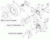 Toro 73521 (520-H) - 520-H Garden Tractor, 1996 (6900001-6999999) Listas de piezas de repuesto y dibujos WHEEL ASSEMBLIES