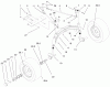 Toro 73545 (520Lxi) - 520Lxi Garden Tractor, 1998 (8900001-8999999) Listas de piezas de repuesto y dibujos TIE RODS, SPINDLE & FRONT AXLE ASSEMBLY