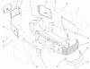 Toro 73547 (520Lxi) - 520Lxi Garden Tractor, 1999 (9900001-9999999) Listas de piezas de repuesto y dibujos GRILL & SIDE PANELS ASSEMBLY