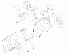 Toro 73547 (520Lxi) - 520Lxi Garden Tractor, 2000 (200000242-200999999) Listas de piezas de repuesto y dibujos TIE RODS, SPINDLE, & FRONT AXLE ASSEMBLY