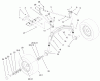 Toro 73590 (523Dxi) - 523Dxi Garden Tractor, 2000 (200000001-200999999) Listas de piezas de repuesto y dibujos TIE RODS, SPINDLE, & FRONT AXLE ASSEMBLY