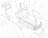 Toro 73561 (522xi) - 522xi Garden Tractor, 2000 (200000001-200000200) Listas de piezas de repuesto y dibujos GRILL & SIDE PANELS ASSEMBLY