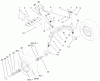 Toro 73561 (522xi) - 522xi Garden Tractor, 2000 (200000001-200000200) Listas de piezas de repuesto y dibujos TIE RODS, SPINDLE, & FRONT AXLE ASSEMBLY