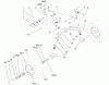 Toro 73561 (522xi) - 522xi Garden Tractor, 2000 (200000201-200999999) Pièces détachées TIE RODS, SPINDLE, & FRONT AXLE ASSEMBLY