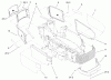 Toro 73561 (550) - 550 Garden Tractor, 2005 (250000001-250999999) Spareparts GRILL AND SIDE PANEL ASSEMBLY