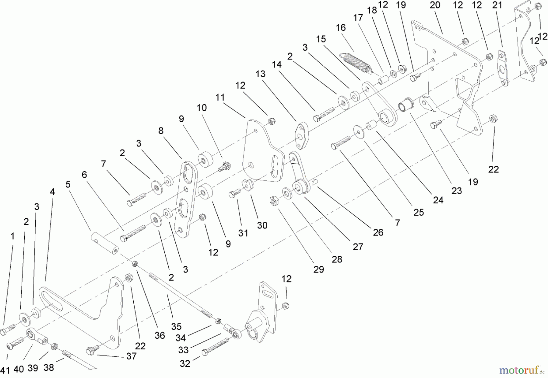  Toro Neu Mowers, Lawn & Garden Tractor Seite 1 73561 (550) - Toro 550 Garden Tractor, 2005 (250000001-250999999) SMART TURN REAR ASSEMBLY