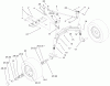 Toro 73590 (523Dxi) - 523Dxi Garden Tractor, 2001 (210000001-210999999) Listas de piezas de repuesto y dibujos TIE RODS, SPINDLE & FRONT AXLE ASSEMBLY