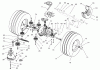 Toro 74570 (170-DH) - 170-DH Lawn Tractor, 2001 (210000001-210999999) Ersatzteile TRANSMISSION DRIVE ASSEMBLY