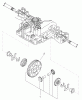 Toro 74582 (DH 210) - DH 210 Lawn Tractor, 2010 (310000001-310999999) Listas de piezas de repuesto y dibujos DIFFERENTIAL GEAR ASSEMBLY TRANSMISSION ASSEMBLY NO. 114-3155