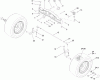 Toro 74582 (DH 210) - DH 210 Lawn Tractor, 2010 (310000001-310999999) Listas de piezas de repuesto y dibujos FRONT AXLE ASSEMBLY