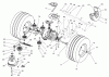 Toro 74590 (190-DH) - 190-DH Lawn Tractor, 2001 (210000001-210999999) Ersatzteile TRANSMISSION DRIVE ASSEMBLY