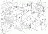 Toro 74590 (190-DH) - 190-DH Lawn Tractor, 2003 (230000001-230999999) Listas de piezas de repuesto y dibujos BODY HOOD ASSEMBLY