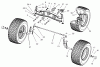 Toro 74590 (190-DH) - 190-DH Lawn Tractor, 2003 (230000001-230999999) Listas de piezas de repuesto y dibujos FRONT AXLE ASSEMBLY