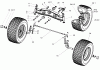 Toro 74590 (190-DH) - 190-DH Lawn Tractor, 2004 (240000001-240999999) Ersatzteile FRONT AXLE ASSEMBLY