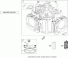 Toro 74592 (DH 220) - DH 220 Lawn Tractor, 2007 (270000001-270000651) Listas de piezas de repuesto y dibujos CYLINDER ASSEMBLY BRIGGS AND STRATTON 441677-0136-E1
