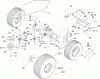 Toro 74592 (DH 220) - DH 220 Lawn Tractor, 2007 (270000001-270000651) Spareparts TRANSMISSION ASSEMBLY