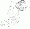 Toro 74592 (DH 220) - DH 220 Lawn Tractor, 2007 (270000652-270999999) Spareparts ENGINE ASSEMBLY
