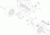 Toro 74592 (DH 220) - DH 220 Lawn Tractor, 2008 (280000001-280000528) Listas de piezas de repuesto y dibujos FRONT AXLE ASSEMBLY