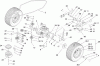 Toro 74592 (DH 220) - DH 220 Lawn Tractor, 2008 (280000001-280000528) Listas de piezas de repuesto y dibujos TRANSMISSION ASSEMBLY