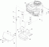 Toro 74593 (DH 220) - DH 220 Lawn Tractor, 2010 (310000001-310999999) Spareparts ENGINE ASSEMBLY