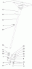 Toro 74596 (DH 220) - DH 220 Lawn Tractor, 2012 (SN 312000001-312999999) Spareparts STEERING ASSEMBLY