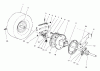Toro 70060 (8-25) - 8-25 Rear Engine Rider, 1998 (89000001-89999999) Spareparts REAR AXLE ASSEMBLY
