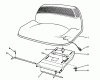 Toro 70141 (12-32) - 12-32 Rear Engine Rider, 1995 (59000001-59999999) Spareparts SEAT ASSEMBLY