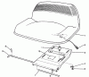 Toro 70142 (12-32) - 12-32 Rear Engine Rider, 1995 (59000001-59999999) Spareparts SEAT ASSEMBLY