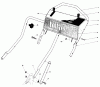 Toro 10500 - 21" Rear Bagging Lawnmower, 1981 (1000001-1999999) Spareparts HANDLE ASSEMBLY