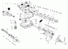 Toro 10502 - 21" Rear Bagging Lawnmower, 1981 (1000001-1999999) Spareparts GEAR CASE ASSEMBLY